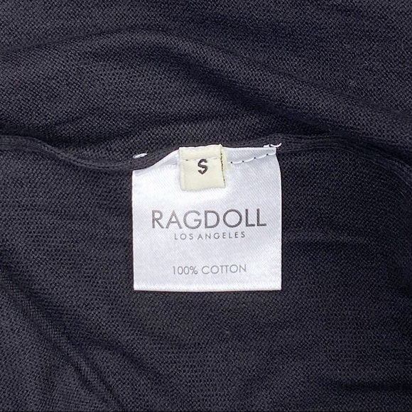 NWT Ragdoll Black Stripe Lounge Sweatshirt - Picture 12 of 13